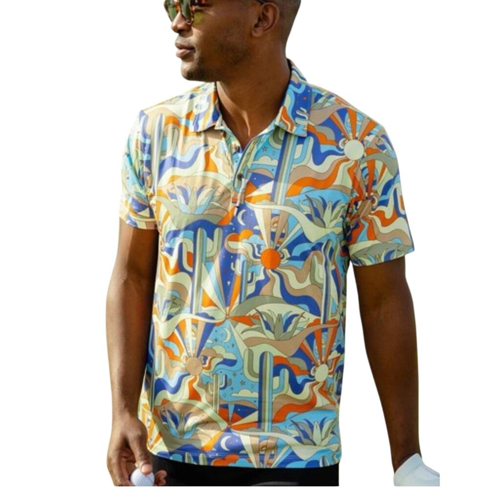 Lot Of 2 Kenny Flowers Men’s Golf Shirts - New With Tags - Large - Picture 7 of 7